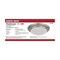 Nuvo 18W Flush Mount Twist & Lock Fixture, LED 12 in. Brushed Nickel Finish Frosted Glass 62/686 - alternate 7